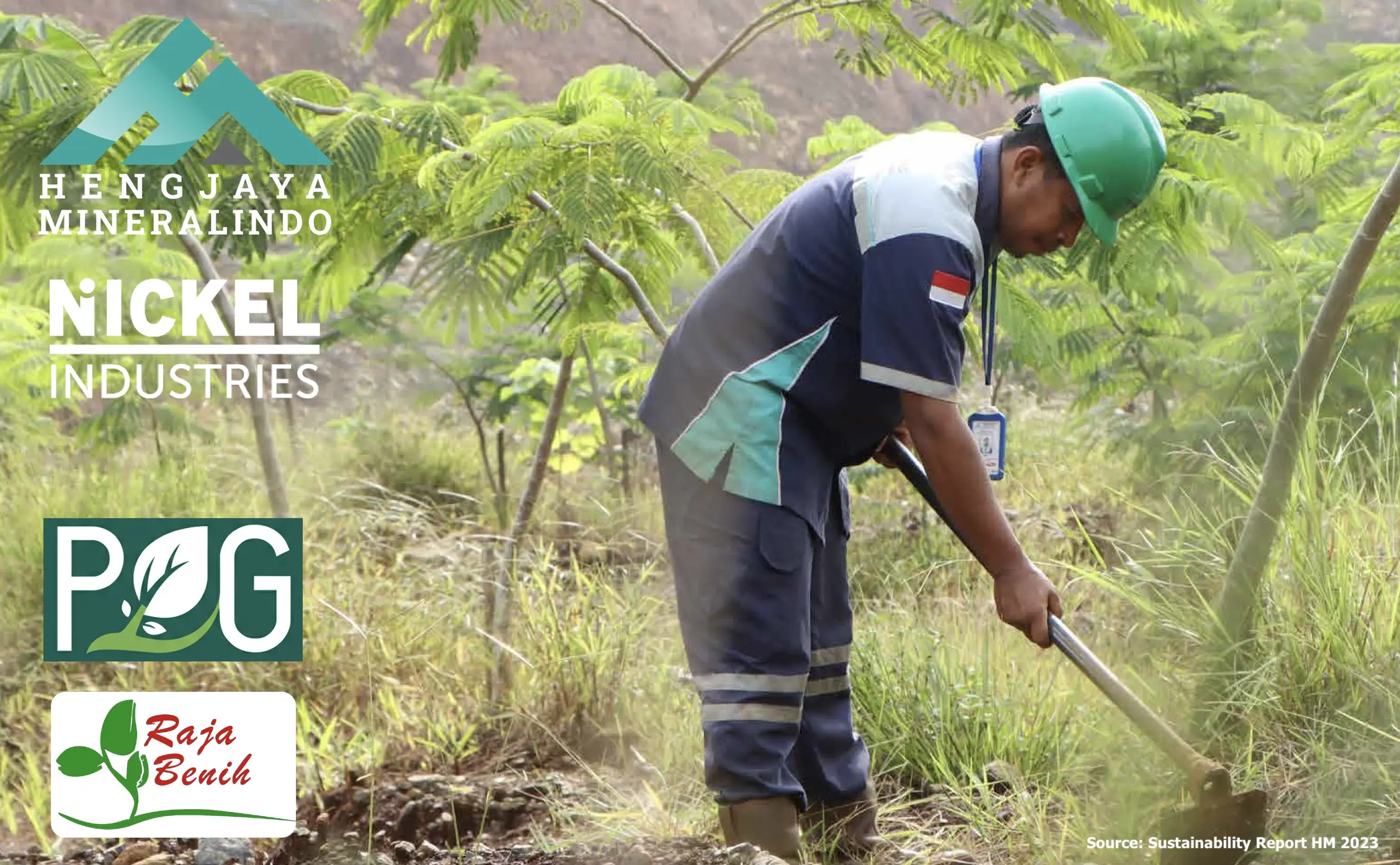 Raja Benih Mendukung Upaya Reklamasi PT Hengjaya Mineralindo, World-Class Nickel Mining Operation di Morowali, Sulawesi Tengah